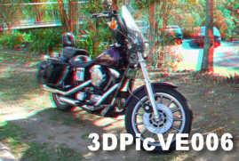 Harley Evolution Roadster 3D Stereoscopic Picture